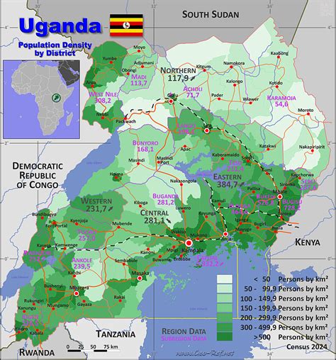 uganda population by district.